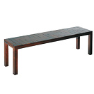 Luciana Martins and Gersons de Oliveira Parquet Bench
