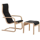 Yngve Ekstr&ouml;m Lamello Easy Chair - Footstool