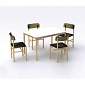 Jasper Morrison Trattoria Chair and Table