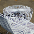 Bend Seating Drum Table Stool