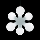 Benjamin Hopf and Constantin Wortmann Atomium Ceiling Lamp