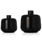 De Padova Black Glass Vases