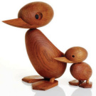 Hans B&oslash;lling Duck And Duckling Figures