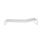 Ramon Esteve Luna White Chaise Lounge