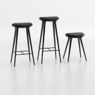 Space Hard Wood High Stool